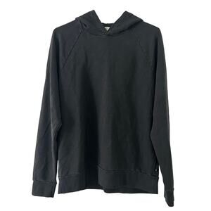 AG Adriano Goldschmied Men's Hooded Faded Black Sweatshirt M Medium NWOT